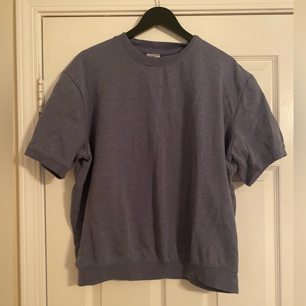 John Blair. Women’s Blue Crew Neck Sweatshirt. Blue. Short Sleeve. XL.